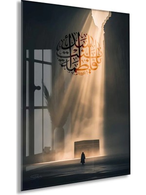 Hz. Ali Velayeti | Manevî Yol ve Işık Cam Tablo - PEONYDINI119