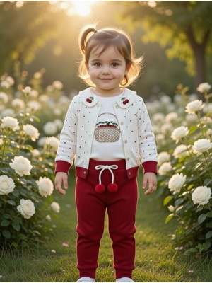 Bebek Zıbınlı 3'lü Kiraz Elbise