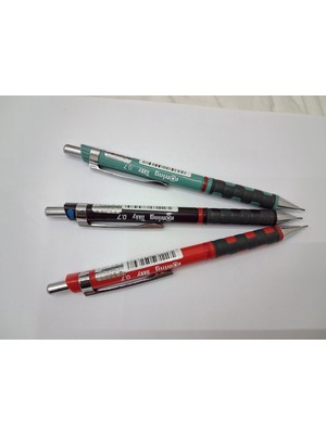 Rotring Tikky Mekanik 0,7mm 3lü (Yeşil Kahverengi Kırmızı)