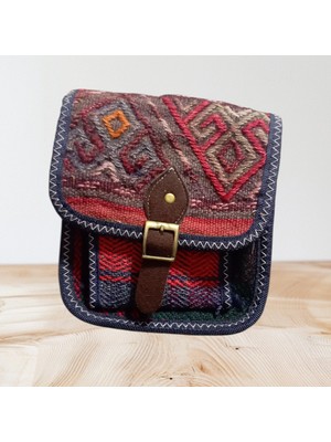 Öykücanbu Otantik Minimal Kilim Desenli Askılı Çanta
