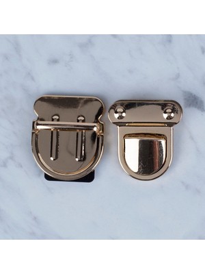 Twin Store Metal Çanta Kilidi Büyük Sarı