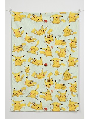 Charmbi Gamer Duvar Örtüsü -  Çok Renkli Anime Temalı Kumaş Oda Dekoru Tapestry