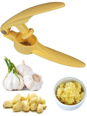 Greathings Pratik Kolay Yıkanabilir Sarımsak Ezme Aparatı Sarımsak Ezici Pres