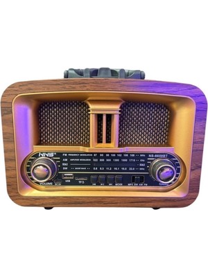 Greathings   Taşınabilir Klasik Am/fm/sw  Retro Ev Radyo USB ile Şarj Olabilen Retro Radyo