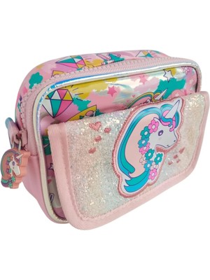 Dream Vest Çiçekli Unicorn Çapraz Çanta CN0057