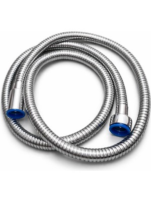Akçay Krom Paslanmaz Çelik Örgülü Duş Spirali Duş Hortumu