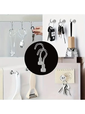 Greathings Güçlü Manyetik Mutfak,banyolar Için Çok Amaçlı 2'li Magnet Askı