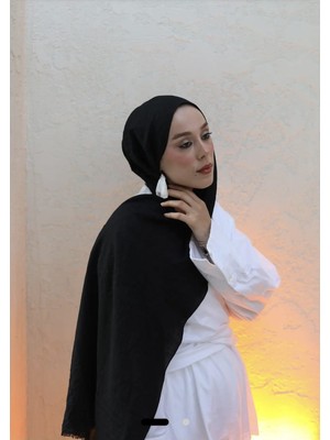 Umas Pamuk Şal - 4 Mevsim Kullanım, Yumuşak Dokulu, Nefes Alan Şal