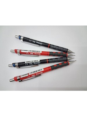Rotring Tikky Mekanik 0,7mm 4 Lü ( 2 Siyah 2 Kırmızı)