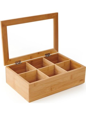 Mien Bambu 6 Gözlüçokamaçlıpoşet Çay Kutusu