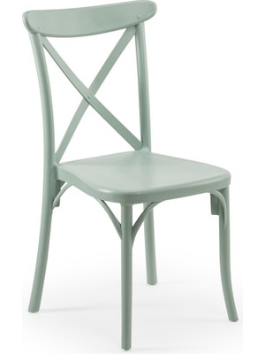 Tilia Capri Polipropilen Sandalye Nil Yeşili - Bahçe, Balkon, Dış Mekan, Kafe, Restoran İçin