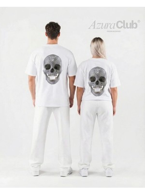 Azura Club Skeleton Premium Baskılı Unisex T-Shirt