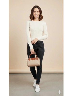 Kadın Taş Askılı El ve Çapraz Çanta – Günlük Şık Mini Model