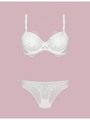 Akman Nurteks 4385 Dantelli Sütyen Takımı