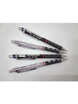 Rotring Tikky Mekanik 0,7mm 4 Lü ( 2 Kahverengi 2 Lila)