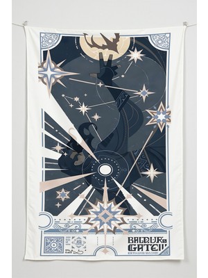 Charmbi Gamer Duvar Örtüsü -  Çok Renkli Anime Temalı Kumaş Oda Dekoru Tapestry