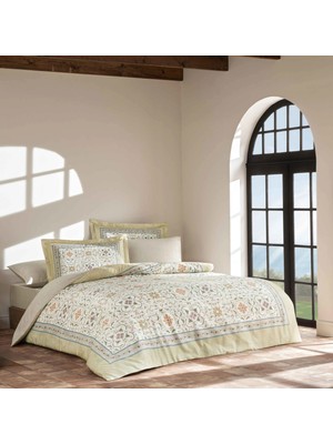 Linens Solara Pamuk Saten Tek Kişilik Nevresim Takımı Sarı
