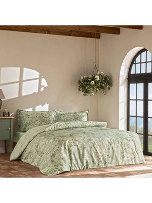 Linens Allday Citra Pamuk Saten Çift Kişilik Nevresim Takımı Pembe