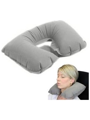 My Best Store Şişme Seyahat Yastığı Gri Lacivert (4887) MYBESTSTORE-482957