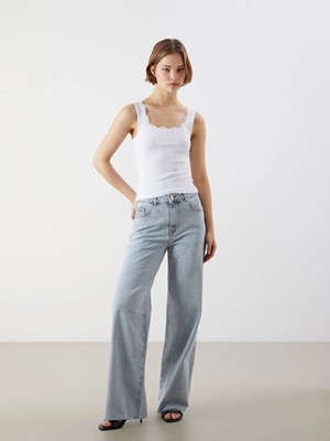 Lc Waikiki Yeni Sezon Wideleg Kadın Jean Pantolon