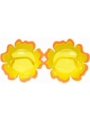My Best Store Papatya Şekilli Turuncu Sarı Renkli Hawaii Konsept Parti Gözlüğü 15X7 cm (4887) Mybeststore-48