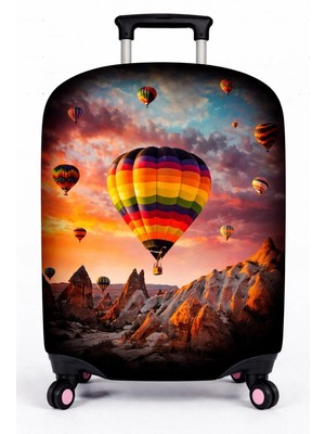 Bd Basarideri Çift Taraflı Dijital Baskılı Valiz Kılıfı 001-52 Orta Boy