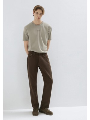 Mavi Lisbon Kahverengi Gabardin Pantolon 0010039-A2797