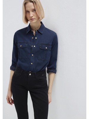Mavi Nia Gold Premium Mürekkep Mavi Jean Gömlek 1211137-90540