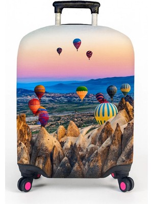 Bd Basarideri Çift Taraflı Dijital Baskılı Valiz Kılıfı 001-02 Orta Boy