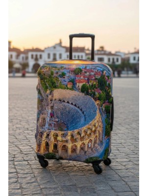 Bd Basarideri Çift Taraflı Dijital Baskılı Valiz Kılıfı 004-01 Orta Boy