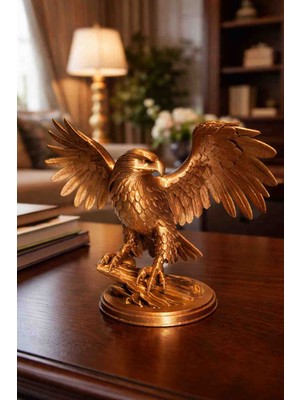 3D VAN TASARIM Dekoratif Kartal Figürü Biblo