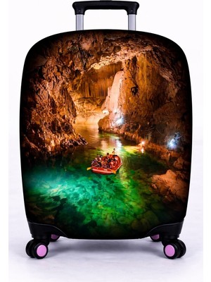 Bd Basarideri Çift Taraflı Dijital Baskılı Valiz Kılıfı 001-25 Orta Boy