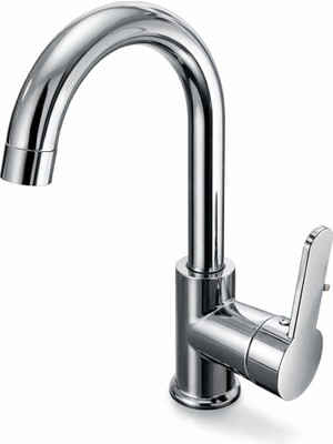 Akçay Premium Krom Yüksek Lavabo Bataryası