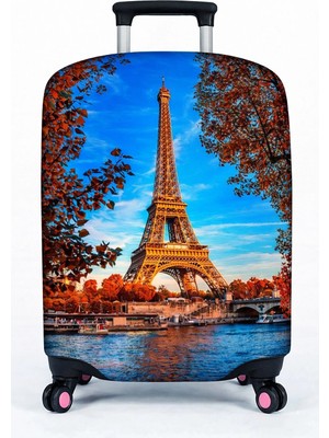 Bd Basarideri Çift Taraflı Dijital Baskılı Valiz Kılıfı 001-10 Orta Boy