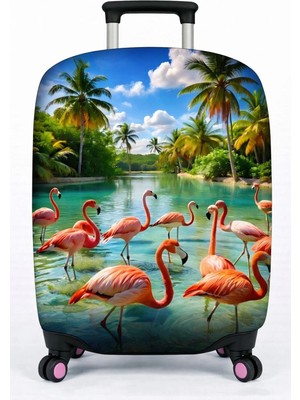 Bd Basarideri Çift Taraflı Dijital Baskılı Valiz Kılıfı 001-23 Orta Boy