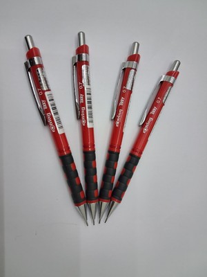 Rotring Tikky Mekanik 0,7mm 4lü ( Kırmızı)