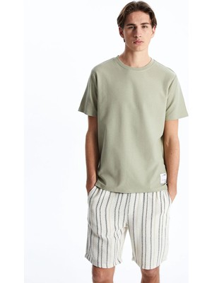 Lc Waikiki Yeni Sezon Bisiklet Yaka Düz Erkek Tişört