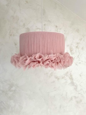 Elizim Home Lighting Tütü Pembe Çocuk Sarkıt Avize