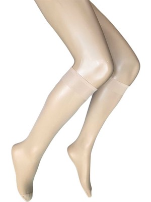 Toyigoo Parlak Dizaltı Kadın Çorap 15 Denye Sahra 51 TYG-84037RS