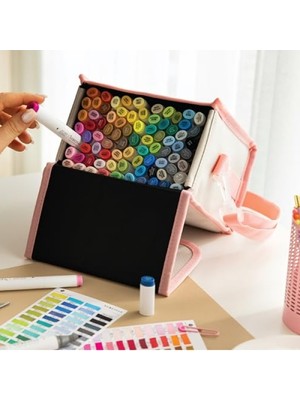 MarkEntegra Alkol Bazlı Çift Uçlu Marker Kalem Seti - 80 Adet