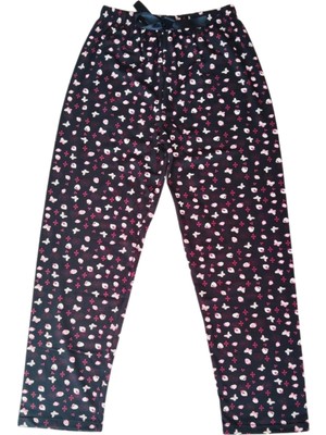 Toyigoo Beli Lastikli Mevsimlik Viskon Penye Pantolon Siyah TYG-84037RS