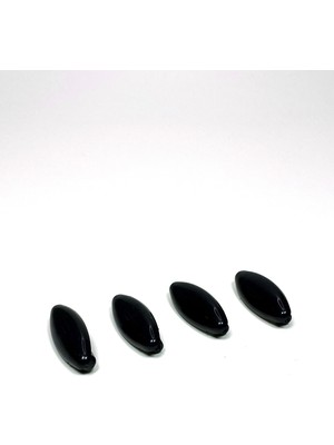 Toyigoo 4 Adet Plastik Çengelli Eşarp ve Şal Iğnesi Siyah 4 cm TYG-84037RS
