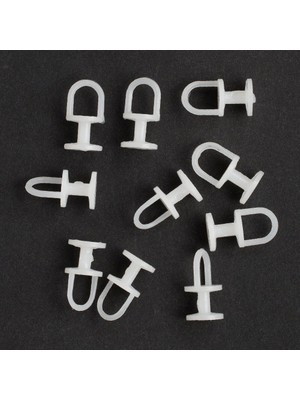 Twin Store Perde Düğmesi 10 Adet Yuvarlak Tabanlı