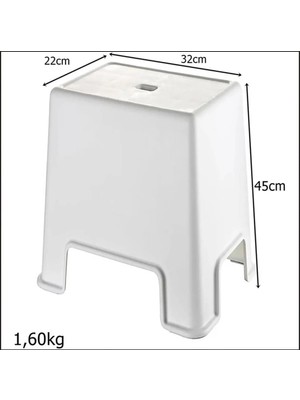 Toyigoo Büyük Boy Banyo Taburesi ROYALEKS-129 TYG-84037RS