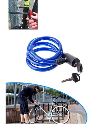 İntora Bisiklet Kilidi Anahtarlı 11.5mm x 85CM