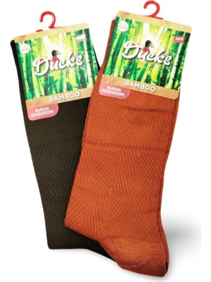 Toyigoo 2 Çift Ducks Bambu Dikişsiz Çorap Renk2 TYG-84037RS