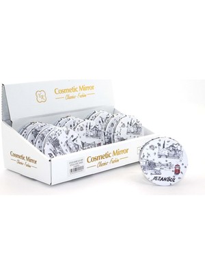 İntora Taşlı Istanbul Tasarımı El Aynası Ince