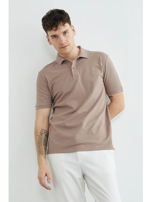 FullaModa Basic Polo Yaka Pike Tişört