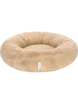 MarkEntegra Bej Renkli Yüksek Kaliteli Kedi ve Köpek Yatağı S 50CM