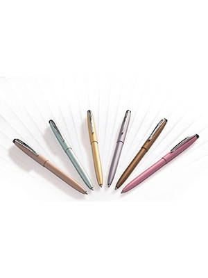 MarkEntegra Kapaktan Basmalı Mekanizma Tükenmez Kalem - Eflatun